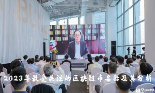 2023年最受关注的区块链币名称及其分析