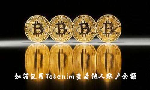 如何使用Tokenim查看他人账户余额